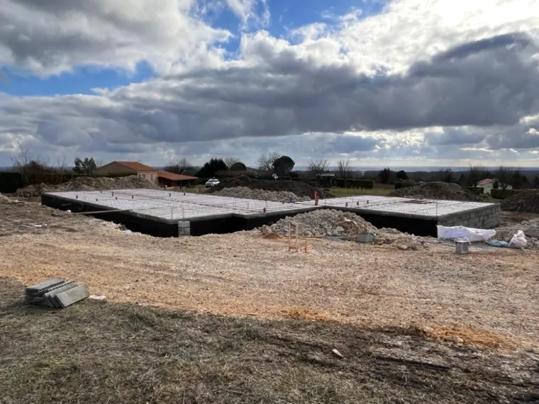 Construction d'une maison neuve proche de Périgueux, Périgueux, KCMH