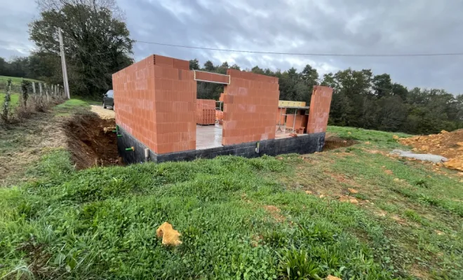 Construction d'une maison individuelle sur un terrain à Bergerac, Périgueux, KCMH