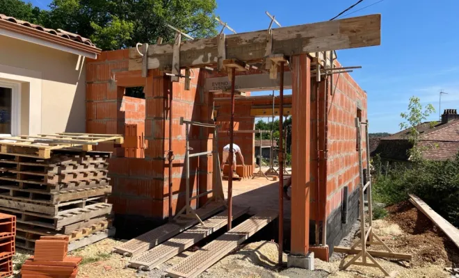 Agrandissement de maison : réussir son projet d’extension avec l’accompagnement d’un maître d’œuvre, Périgueux, KCMH